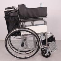 金寿堂 功能轮椅 喷塑坐便实心胎 SYIV90-JS01