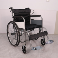 金寿堂 功能轮椅 喷塑双翻实心胎 SYIV90-JS01