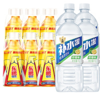 东鹏特饮维生素功能性饮料250ml*12瓶补水啦柠檬1L*4瓶组合装