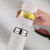 爱仕达 汐格系列真空不锈钢泡茶杯水杯 400ml RWS35P06TG-W