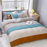 约克罗兰家纺亲肤套件植物羊绒棉四件套