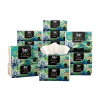 洁柔(C&S) face油画系列抽纸 4层80抽*16包*1箱