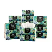 洁柔(C&S) face油画系列抽纸 4层80抽*16包*1箱