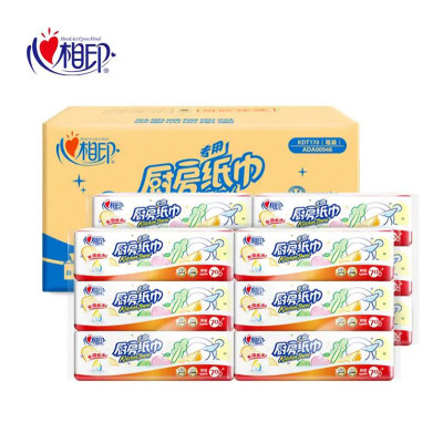心相印(Mind Act Upon Mind) 无印花抽纸厨房纸 KDT17070抽塑装(箱装)12包*1箱