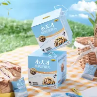 五谷磨房 核桃芝麻丸10颗儿童即食零食黑芝麻丸84g*1盒