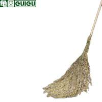 龟固 环卫木柄大扫把 大扫把扫院子竹扫帚环卫竹子工厂车间老式扫帚 2.4米 4斤 1把