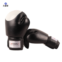 大唐御成人拳击手套泰拳散打搏击拳套训练健身器材 黑10oz