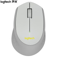 罗技(Logitech)M275 鼠标 无线鼠标 办公鼠标 右手鼠标 灰色 带无线2.4G接收器