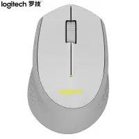 罗技(Logitech)M275 鼠标 无线鼠标 办公鼠标 右手鼠标 灰色 带无线2.4G接收器