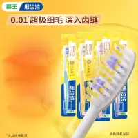 狮王(LION) 细齿洁弹力护龈牙刷软毛牙刷深入清洁弹力刷柄4支装(颜色随机)