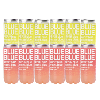 柠檬共和国(Lemon Republic)气泡果汁饮料 芭乐*6+香水柠檬*6 300ml*12瓶