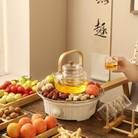 古菲斯-(GUFIUS)家用多功能煮茶壶烧烤炉烤火盆加热器 围炉煮茶套装(配4个茶杯)GFWL-227