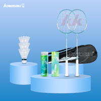 川崎-羽毛球拍运动套装 羽毛球拍羽毛球 成人学生有氧运动套装IRON-007(套装13)