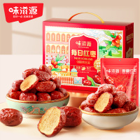 味滋源 新疆红枣礼盒装大枣泡茶煮粥即食坚果年货节送礼休闲食品 每日红枣1000g礼盒装