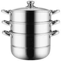 炊大皇(COOKER KING) 臻味304不锈钢蒸锅28cm ZG28ZWX1