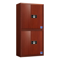 臻远 ZY5062429 分双节电子密码锁保密柜 90*42*190cm(单位:台)红木纹