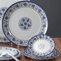 青花瓷密胺大盘子 2202-8