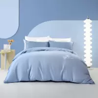 水星家纺四件套夏凉被亲肤抗菌提花工艺100支长绒棉席梦思设计