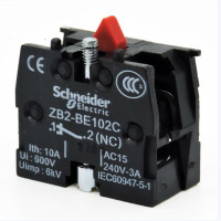 施耐德 按钮开关 型号:ZB2-BE102C红点 单位:个