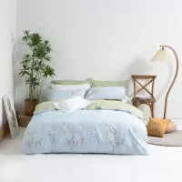 水星家纺纯棉四件套亲肤设计简约卧室床上用品