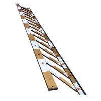 盛东利(SHENGDONGLI) 道闸栅栏杆 铝合金八角杆 4米 金色