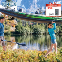 INTEX 68306挑战者二人橡皮艇加厚充气船皮划艇单双人钓鱼船耐磨冲锋舟