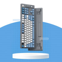 科大讯飞(iFLYTEK)AI智能键盘T8星火版 机械键盘 无线键盘 AI写作问答智能PPT 全键无冲 三模连接 黄轴