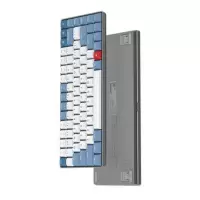 科大讯飞(iFLYTEK)AI智能键盘D1机械键盘 无线键盘 AI写作问答 智能PPT 全键无冲 三模连接 红轴