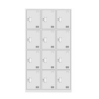 铁皮柜十二门储物柜带锁柜子 12门900*350*1800mm