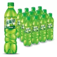 百事pepsi 美年达青苹果味汽水碳酸饮料600ml*24瓶饮料碳酸饮料清爽解渴独特口味畅饮装大容量夏日必备