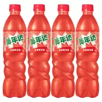 百事pepsi 美年达西瓜味汽水碳酸饮料600ml*4瓶饮料碳酸饮料清爽解渴独特口味畅饮装大容量夏日必备