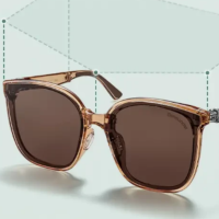 蕉下方圆大框折叠墨镜FO31324