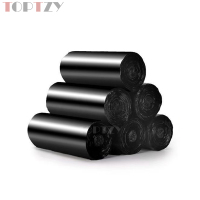 toptzy TZ5071214 垃圾袋家用手提式黑色袋子背心式垃圾袋