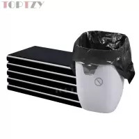toptzy TZ5071217 垃圾袋家用手提式黑色袋子背心式垃圾袋 45*52cm 50只装