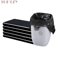 toptzy TZ5071220 垃圾袋家用手提式黑色袋子背心式垃圾袋 60*80cm 50只装