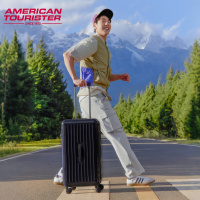 美旅箱包行李箱28英寸深仓拉杆箱多彩旅行箱果冻箱trunk密码箱包BB5*41009复古蓝