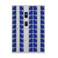 臻远 ZY5071423 文件柜50门手机柜面部识别系统 126*30*180cm(单位:台)蓝色