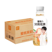 金尘茶蜜桃茉莉花茶调味茶饮料480ml*15瓶