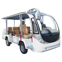 禾呈心采 电动观光车三排8座 接待车电动四轮摆渡车 敞篷款