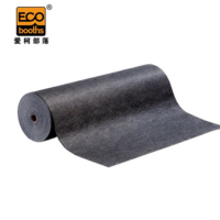 爱柯布洛 自粘式吸油棉带背胶吸油垫0.9×30m×6mm吸污垫工业吸附棉灰色221055