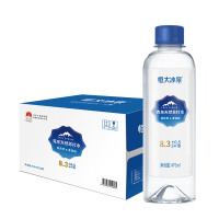 恒大冰泉克东天然苏打水470ml*15瓶 弱碱性高端家庭办公饮用水