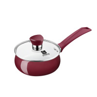 三禾奶锅16cm时尚易清洁三层耐磨不沾陶瓷奶锅珐琅系列LN16G2