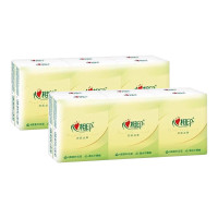 心相印 茶语丝享系列四层加厚纸手帕 6片*12包(6包*2条)