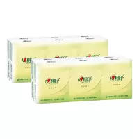 心相印 茶语丝享系列四层加厚纸手帕 6片*12包(6包*2条)