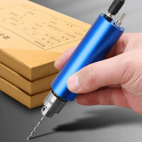 记账凭证装订打孔器省力电动财务打孔机 插头款 配10个钻头 可钻3cm厚 最大孔径4mm