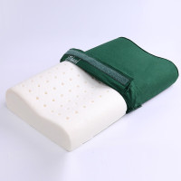 貅棉 06式带孔记忆棉枕头 橄榄绿 1只装