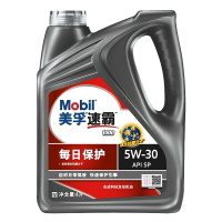 美孚(Mobil)速霸1000机油半合成汽车保养润滑油每日保护合成机油5W30 4L