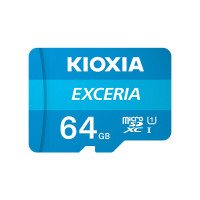 铠侠(Kioxia)64GB TF(microSD)存储卡 EXCERIA 系列 U1 读速100M/S 支持高清拍摄