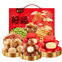 楼兰蜜语 HONEY WEST[好运连连]休闲零食坚果炒货礼盒1500g 23-HYLLLH-1500