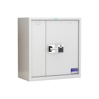 臻远 ZY5071456 单节两层智能指纹锁不带斗保密柜 90*42*95.5cm (单位:台)灰白色